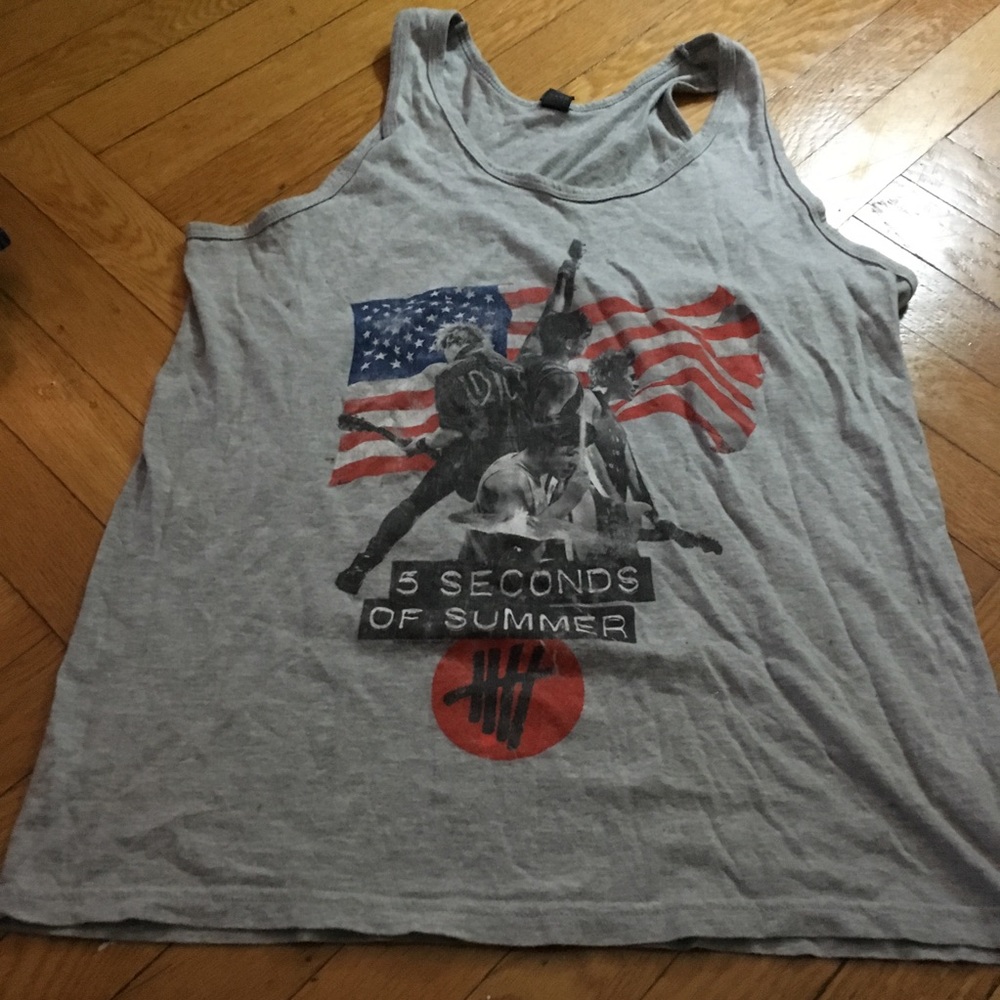 5 seconds of summer exclusive tour tank top